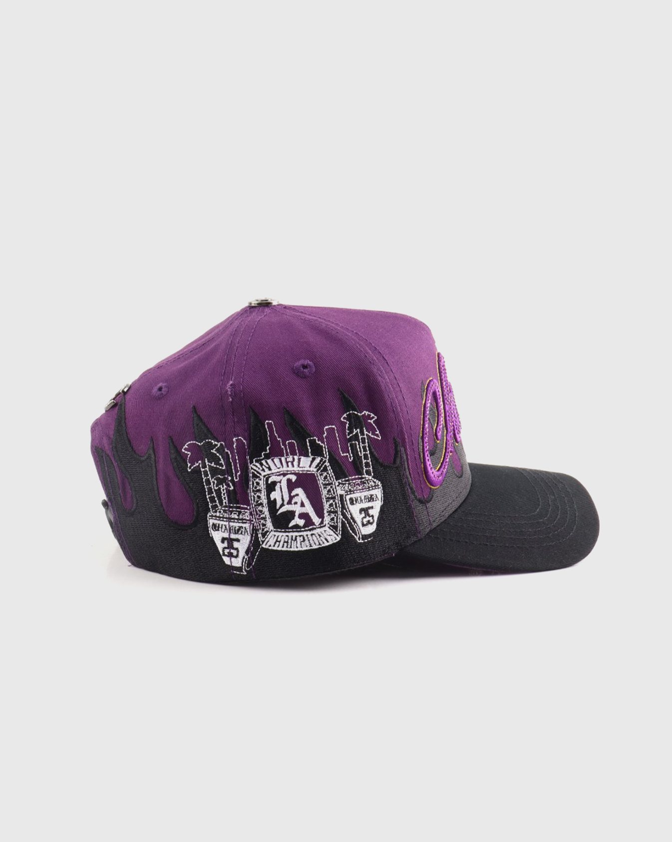 PURPLE & GOLD CHAMBA